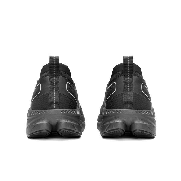 [ActiveCamper] Men's Mesh Lifestyle Walking Shoes - ALL BLACK - 1
